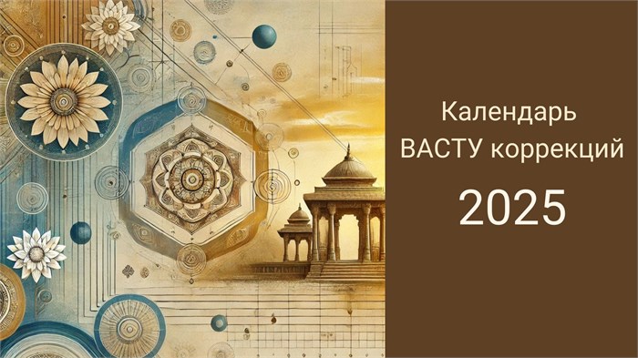 Календарь Васту коррекций на 2025 год (расширенная версия) 1679